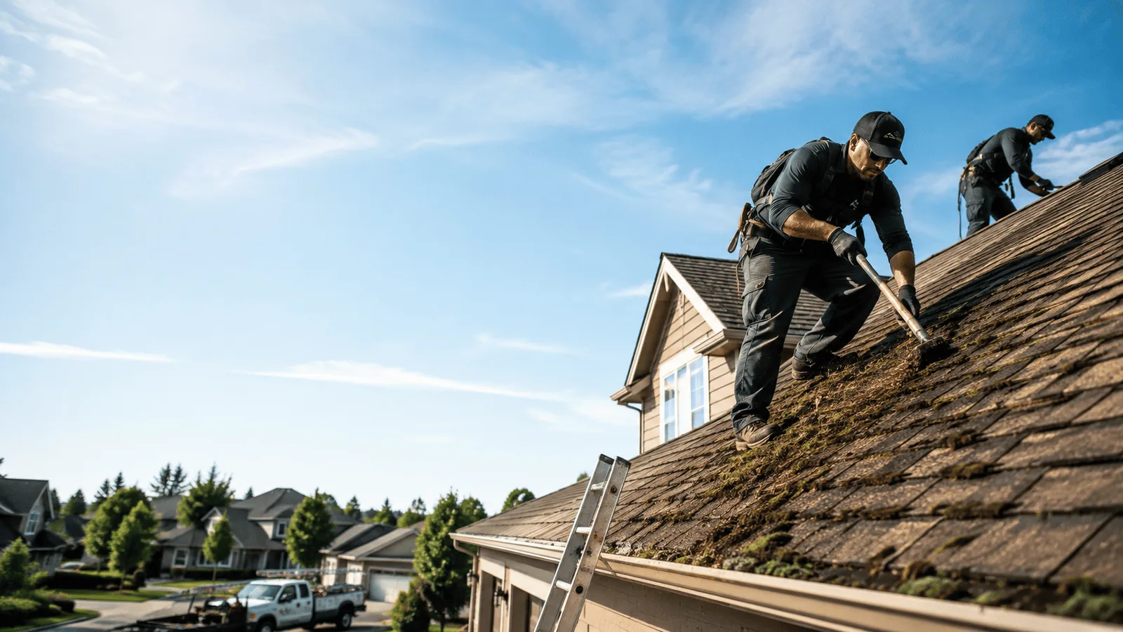 Roof Moss Removal in Yukon, MO near me